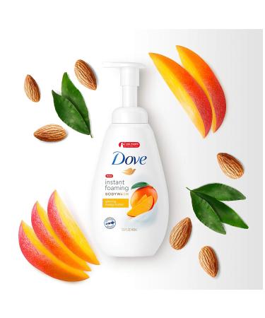 Dove Foaming Body Wash with Mango Butter - 13.5 oz (Pack of 4) | For Glowing Skin - Buy Online on GoSupps.com
