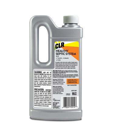 CLR Healthy Septic System Microbial Support Treatment - 14oz Bottle - Buy Online on GoSupps.com