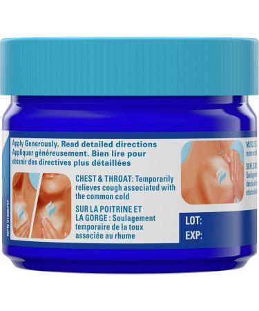 Vicks VapoRub Nasal Decongestant Cough Suppressant Relief from Cold Aches & Pains Chest Rub Ointment Original scent 50 g/57 mL 57 mL Original - Buy Online on GoSupps.com