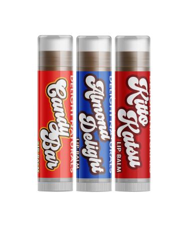 Candy Stash Lip Balm Gift Set - Candy Bar Almond Delight Kitto Katsu