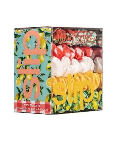 Pure Silk Midi Scrunchies - Amalfi - 5 Pack 100% Mulberry Silk Hair Scrunchies for Women - Buy Online on GoSupps.com