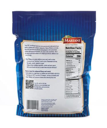Mariani Nut Chopped Premium California Walnuts - Gluten Free, Kosher Certified Stand Up Bag - Buy Online on GoSupps.com