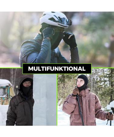 Rodopi Highsider-Pilot Sturm Hood - Black Cotton Balaclava for Men & Women | Perfect Storm Mask for Skiing Biking & Snowboarding - Unit Size 3 - Buy Online on GoSupps.com