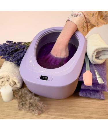 WAXSENSATION paraffin bath set for hands and feet with accessories - everything in the set: plug in add wax off you go! (SmartSilk)