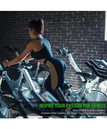 Zacro Gel Padded Bike Seat Cushion for Men & Women - Comfortable Saddle Cover for Peloton & Cruiser Bikes - Buy Online on GoSupps.com