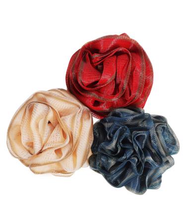 Didiseaon 3 Pcs Bath Ball Bath Sponge Body Scrub Lofas for Shower Showering Ball Shower Scrubber for Body Loofah for Women Body Wash Ball Body Loofah Travel Bath Wipe at Home