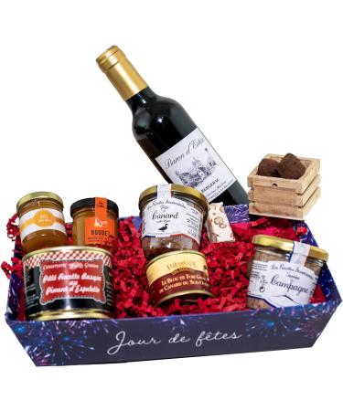 GOURMET PARCEL Josephine Gift Box Gourmet Basket Ideal for Mother's Day Father's Day Birthday Christmas Retirement Gift - Buy Online on GoSupps.com