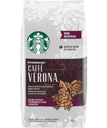 Starbucks Espresso Roast Whole Bean Coffee 907 gram & Caffe Verona Whole Bean Dark Roast Coffee 907 gram Roast Whole Bean Coffee + Dark Roast Coffee - Buy Online on GoSupps.com