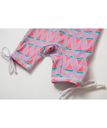 Bonverano Baby Girls UPF 50+ Sunsuit with Sun Cap, Watermelon, 2 Years - Buy Online on GoSupps.com