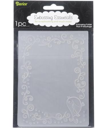 Darice 1216-63 Bird Border Embossing Folder - 4.25 x 5.75 Inches | High-Quality Embossing Tool for Crafting - Buy Online on GoSupps.com