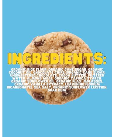 Bakeology Gluten Free Crunchy Mini Vegan Cookie Bites - Dairy Free Snacks - Plant Based Dessert Sweets - Coconut Oil & Pure Ingredients - Chocolate Chip 1 Count (Pack of 3) - Buy Online on GoSupps.com