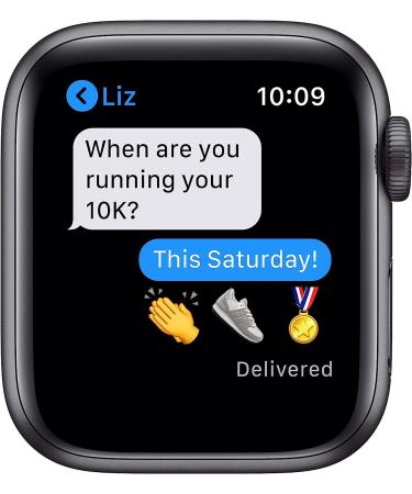 Apple Watch Series 6 (GPS 40mm) - Space Gray Aluminum Case with Black Sport Band | Renewed - Buy Online on GoSupps.com