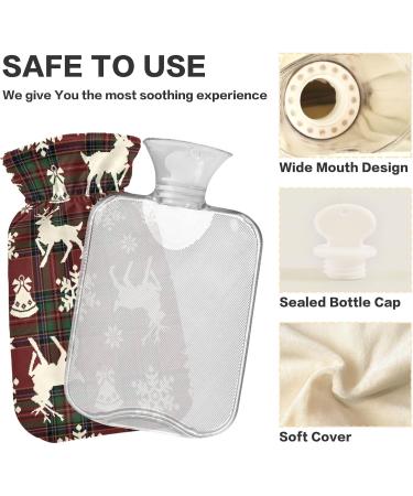 NORDIC Tradition Hot Water Bottle with Cover - 1L Small Pain Relief Bag Cramps & BAP Free - Buy Online on GoSupps.com