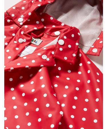 Playshoes Unisex Kid's Red Dots Raincoat - Size 86 | Windproof & Waterproof - Buy Online on GoSupps.com