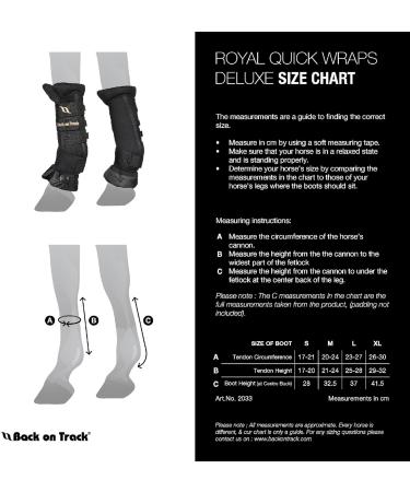 Back on Track Royal Deluxe Stable Boots - Black X-Large (18) | Premium Horse Hoof Protection for International Shipping - Buy Online on GoSupps.com