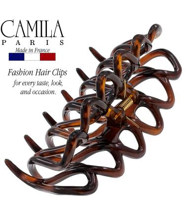 Camila Paris CP3519 Large Hair Claw Clip for Thick, Long, Wavy Hair - Strong Hold, No Slip Grip, Tortoise Shell - Made in France - Buy Online on GoSupps.com