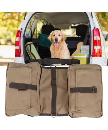 Qcwwy Dog Backpack Harness Dog Pack Hound Dog Saddle Bag Backpack with Side Pockets for Travel Camping Hiking Medium Large Dog - Buy Online on GoSupps.com