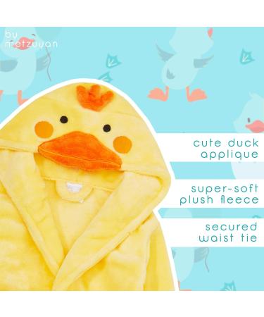 Metzuyan Baby 18-24 Months Duck Dressing Gown - Plush Fleece Animal Robe - Buy Online on GoSupps.com