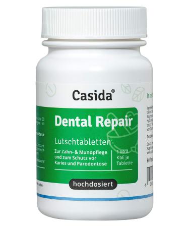 Dental repair lozenges - protection against caries periodontitis bad breath and gum infections - highly dose: at least.1 billion KBE - vegan - 60 pieces - Buy Online on GoSupps.com