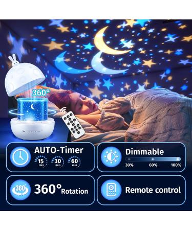Night Light Starry Sky Projector for Children 15 Film Options Bluetooth Music Box Baby Gift & Room Decoration - Buy Online on GoSupps.com