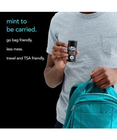 Hello Activated Charcoal Teeth Whitening Travel Toothpaste Tablets - Eco-Friendly Vegan Fluoride-Free SLS-Free Gluten-Free Fresh Mint & Coconut Oil TSA Compliant - 60 Tablets (Pack of 2 - Buy Online on GoSupps.com