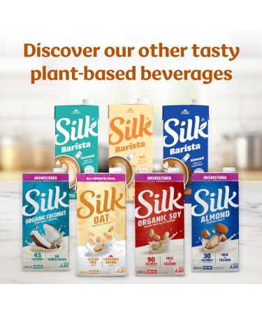 SILK Barista Oat Milk - Frothable - 6 Pack - 946ml - Plant-Based Beverage - Dairy-Free - Vegan - Shelf Stable - Non-GMO - Buy Online on GoSupps.com