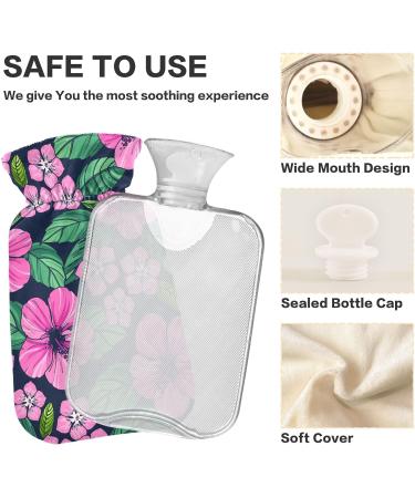 Tropical Hibiscus Heat Bottle for Pain Relief | 2L Hot Water Bag & Heating Therapy - Buy Online on GoSupps.com
