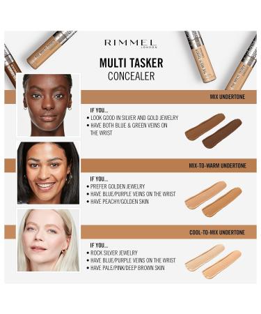 Rimmel London Multi-Tasker Concealer 110 Coconut - Long-Lasting Moisturizing Vegan 10 ml - Buy Online on GoSupps.com