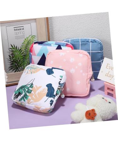 Soesfoufu 4-Pack Women's Travel Storage Bags | Bandage Breastfeeding & Sanitary Towel Organizer | Essential Cosmetic & Nervous Pockets - Buy Online on GoSupps.com