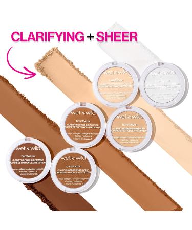 Wet n Wild Bare Focus Clarifying Finishing Powder - Light-Medium | Matte Pressed Setting Powder - Buy Online on GoSupps.com