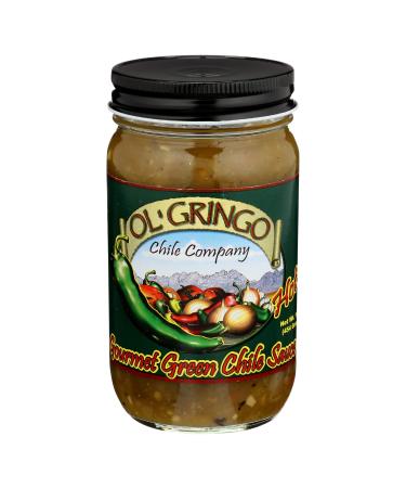 Ol Gringo Chile Company, Green Chile Sauce Hot, 16 Ounce