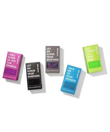 ExfoliMATE Magic Exfoliating Shower Cloth - Remove Dead Skin for Youthful Complexion (Black - Pocket 2.0) | International Shipping - Buy Online on GoSupps.com