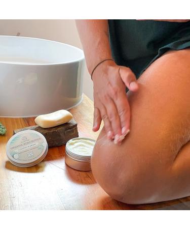 Suntribe Bio Body Butter Coconut & Argan - 100% Organic Perfume-Free Nourishing 150ml | Zero Waste for Very Dry/Sensitive Skin - Buy Online on GoSupps.com