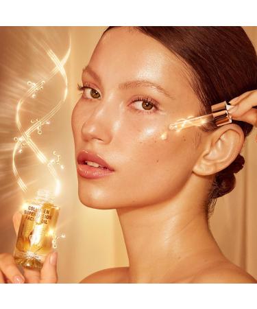 Charlotte Tilbury Collagen Superfusion Face Oil - Skin-Nourishing Collagen Facial Oil for a Glowing Plump & Healthier-Looking Complexion - Enriched with Essential & Superfood Oils (8ml) - Buy Online on GoSupps.com