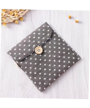 Beatifufu Menstrual Pouch Storage Bag - Coffee Ladies Purse for Hygiene Products - Buy Online on GoSupps.com