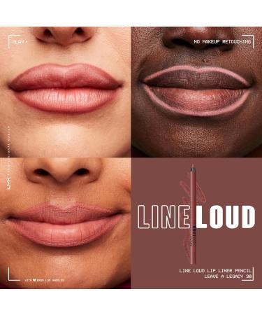NYX Professional Makeup Lipliner - Matte Kiss-Proof Smudge-Proof Long-Lasting - Line Loud 6 Leave A Legacy - Buy Online on GoSupps.com