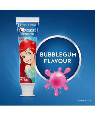 Crest Kid's Cavity Protection Toothpaste featuring Disney Princesses Bubblegum Ages 3+ 100 mL - Buy Online on GoSupps.com