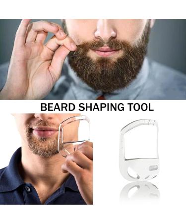 DADYOUPIN Goatee Styling Templates Set - 5 Sizes | Beard Trimming Stencils & Tools for Men's Trendy Goatee Styles - Buy Online on GoSupps.com