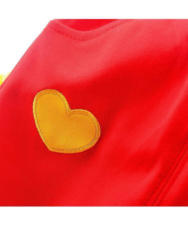 Yao Baby Girls 3 Piece Set - T-Shirt, Vest, and Pants (3-4 Years) - Bright Red - Buy Online on GoSupps.com
