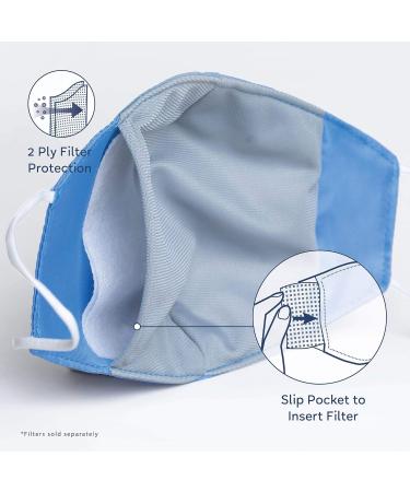 Buy Lug Beaker 2 Reusable Face Coverings - 3 Pack Assorted Dark Solids | Eco-Friendly Masks | International Shipping Available - Buy Online on GoSupps.com