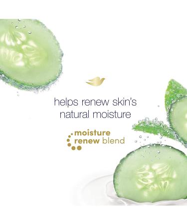 Dove Refreshing Body Wash - Cucumber & Green Tea, 22 oz (4 Count) | Revitalizes & Nourishes Skin, Eliminates Bacteria - Buy Online on GoSupps.com