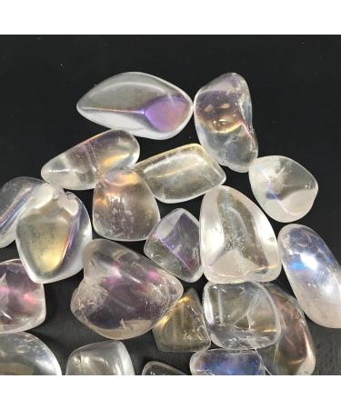 Gift for Family Angel Aura Quartz Crystals Tumbled Stones Natural Reiki Home Decor Modern Lucky Stone Raw Stones and Minerals Stone Mineral Specimen - Buy Online on GoSupps.com