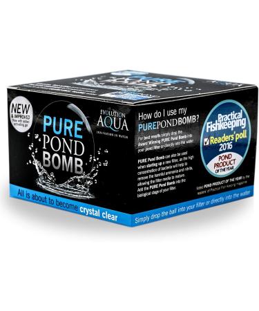 Evolution Aqua Pure Pond Bomb - Clear Healthy Water Treatment for 20,000L - Buy Online on GoSupps.com