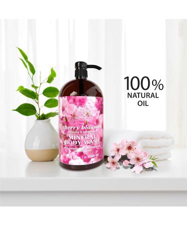 Dead Sea Collection Cherry Blossom Body Wash - Pack of 2 (67.6 fl. oz) | Cleanses and Moisturizes Skin with Natural Minerals and Vitamins | for Women and Men - Buy Online on GoSupps.com