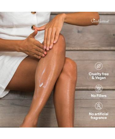 Dark Tanning Lotion with Bronzer | Sunless Indoor Self-Tanner for Dark Tones | Just Nutritive 8 Oz - Buy Online on GoSupps.com
