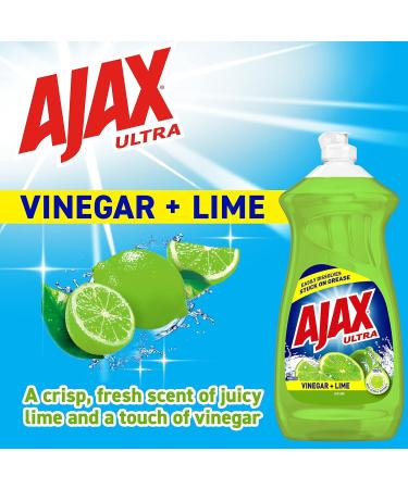 Ajax Ultra Liquid Dish Soap - Lime Scent + Vinegar 52 Fl Oz | International Shipping Available - Buy Online on GoSupps.com