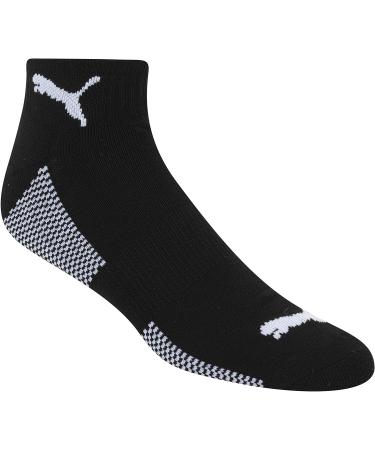 PUMA Men's 6 Pack Quarter Crew Socks 13-15 in Black/White - Comfort and Style - Buy Online on GoSupps.com