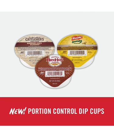 French's Honey Mustard Dipping Sauce 1.5 fl oz - Pack of 96 | Single-Serve Cups for Takeout & Delivery - Buy Online on GoSupps.com