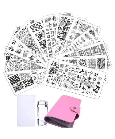 Buy Budoci Nail Stamping Set - 12 Plate Kit for Stunning French Nail Art | International Shipping Available - Buy Online on GoSupps.com