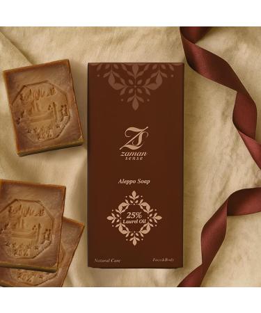  Zaman Sense Aleppo Original Soap Gift Set 25% Laurel Oil 200g each + Soap Sachet Premium Quality Handmade and Vegan Natural Olive Oil Soap For the - Buy Online on GoSupps.com